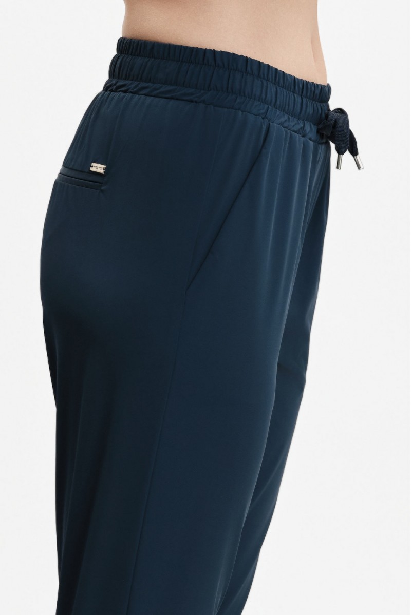 WHITE WISE PANTALONI CON COULISSE IN TESSUTO TECNICO - WW31415 