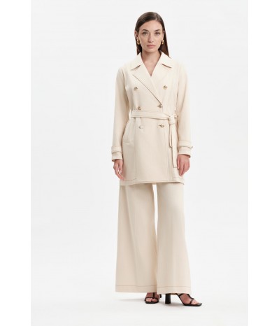 TRENCH EFFETTO DENIM - WW31604