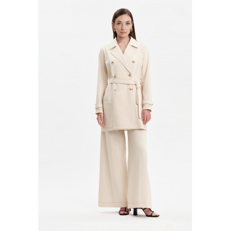 TRENCH EFFETTO DENIM - WW31604