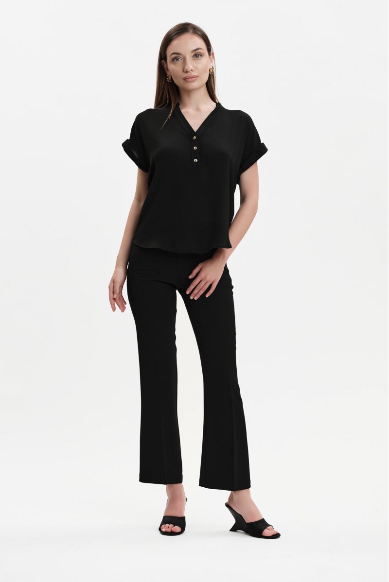 WHITE WISE PANTALONI A  ZAMPETTA - WW31615 