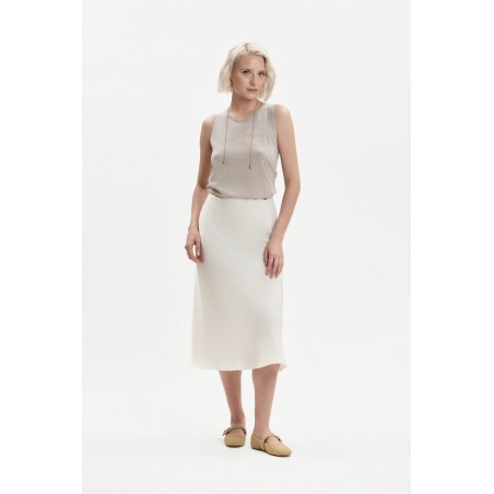 GONNA MIDI IN RASO - WW31621