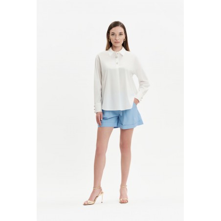 SHORTS CON COULISSE POPELINE - WW31692