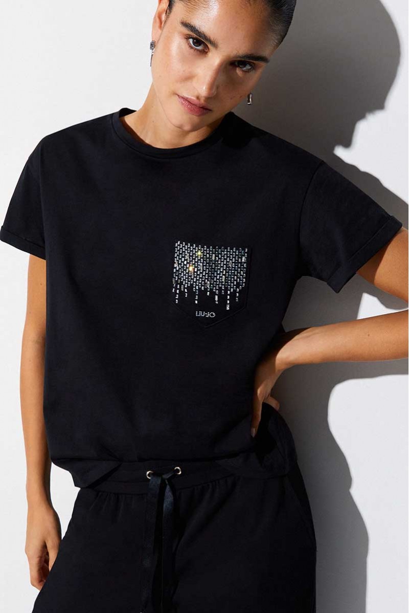 LIU JO T-SHIRT MM JEANSERIA