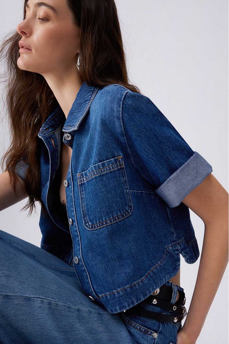 LIU JO CAMICIA JEANS MM JEANSERIA