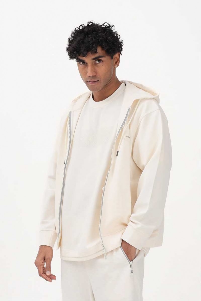 ARMANI EXCHANGE FELPA ZIP CAPPUCCIO CASUAL