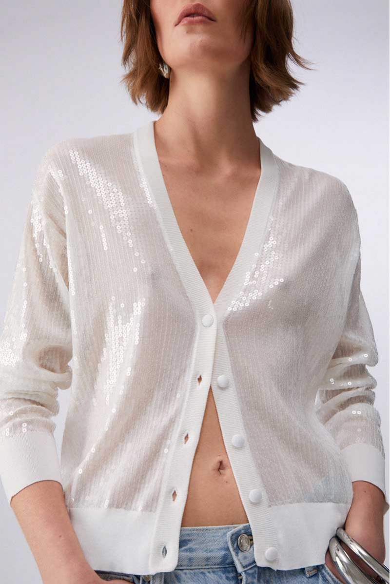 LIU JO CARDIGAN BOTTONI JEANSERIA