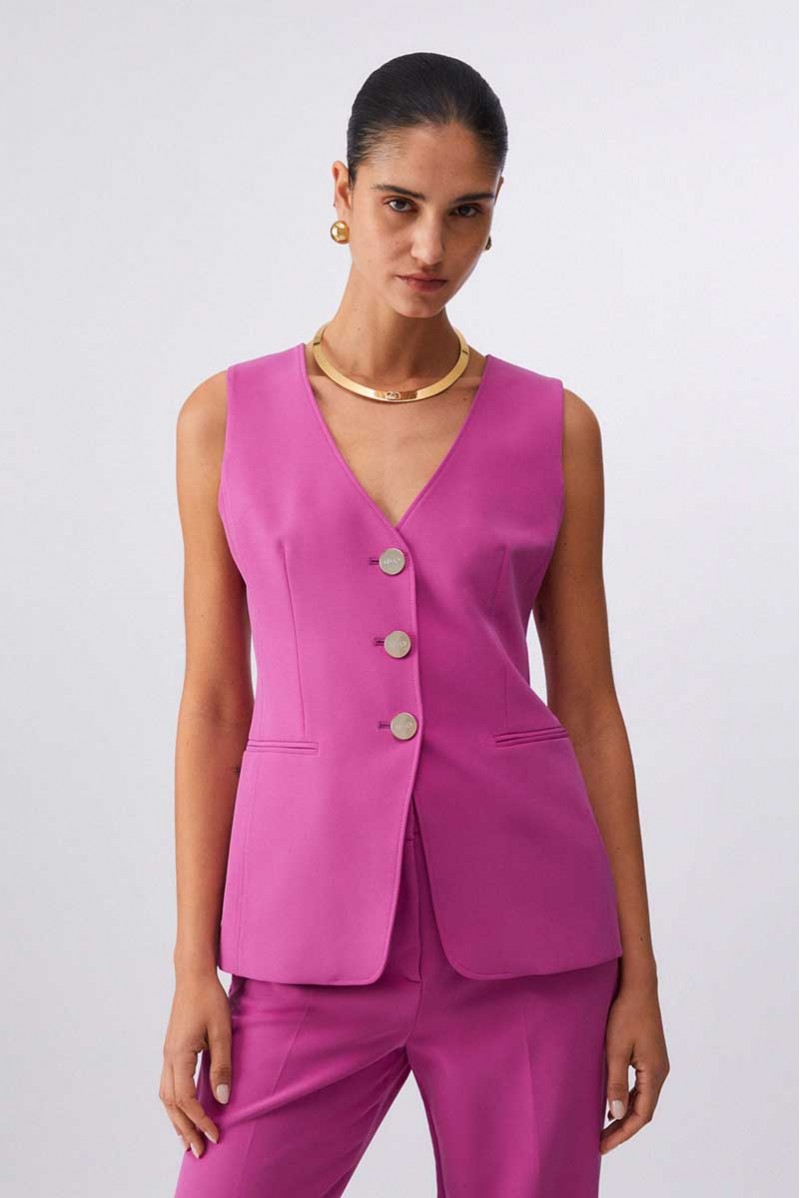 LIU JO GILET BOTTONI CASUAL