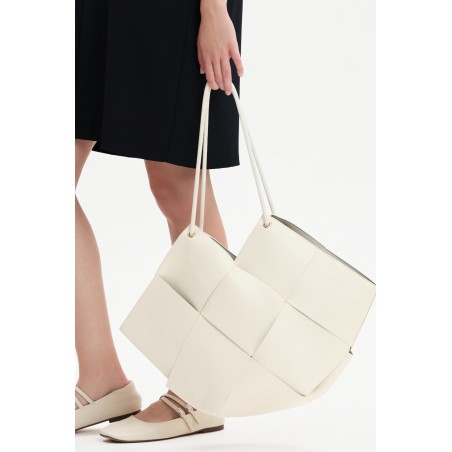 VANESSA - BORSA A SPALLA IN ECOPELLE INTRECCIATA - WB31008