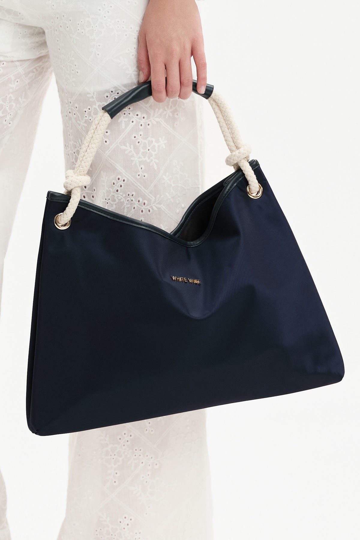 OLIVIA - BORSA IN NYLON MANICI IN CORDA - WB31014