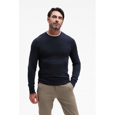 GIROCOLLO CON COLLO TAGLIO VIVO COTONE GG14 - WU31058