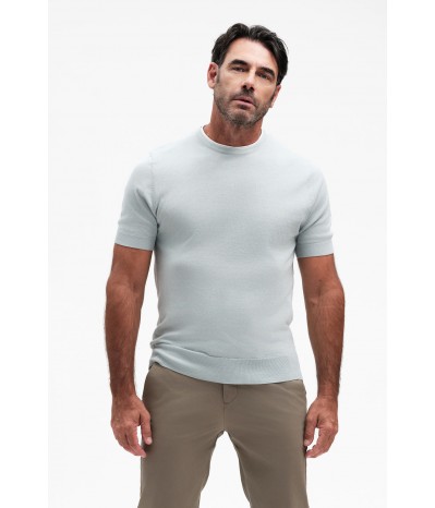 GIROCOLLO MANICA CORTA TAGLIO VIVO COTONE GG14 - WU31059