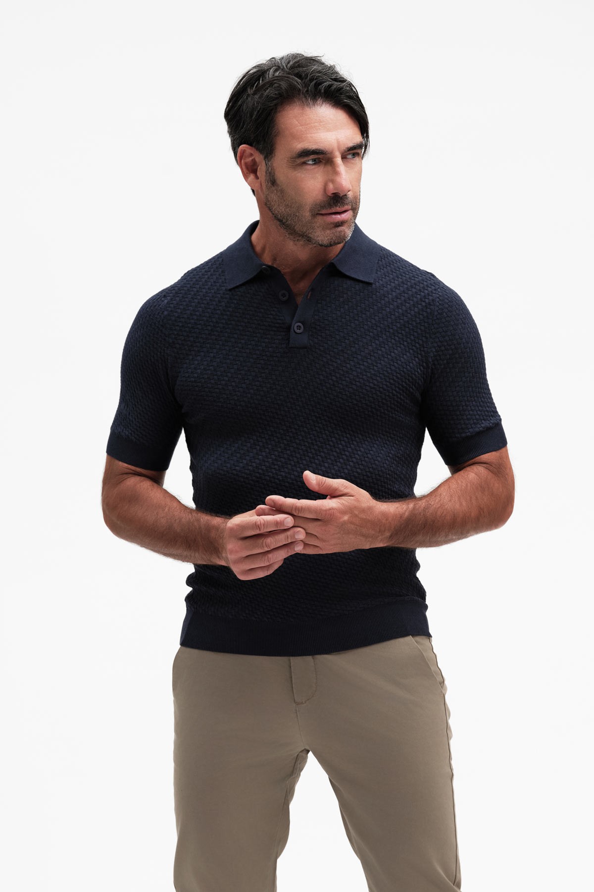 POLO LAV. INTRECCIO COTONE GG14 - WU31087