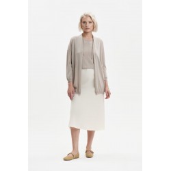 CARDIGAN APERTO IN VISCOSA SETA - WW31006