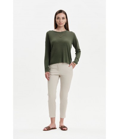 GIROCOLLO MISTO LINO SPALLA SCESA - WW31041