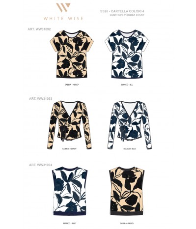 CARDIGAN FANTASIA CON INCROCIO - WW31093