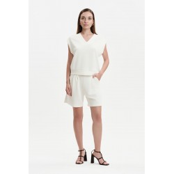 PANTALONCINO CON PINCES MODAL LIGHT - WW31124