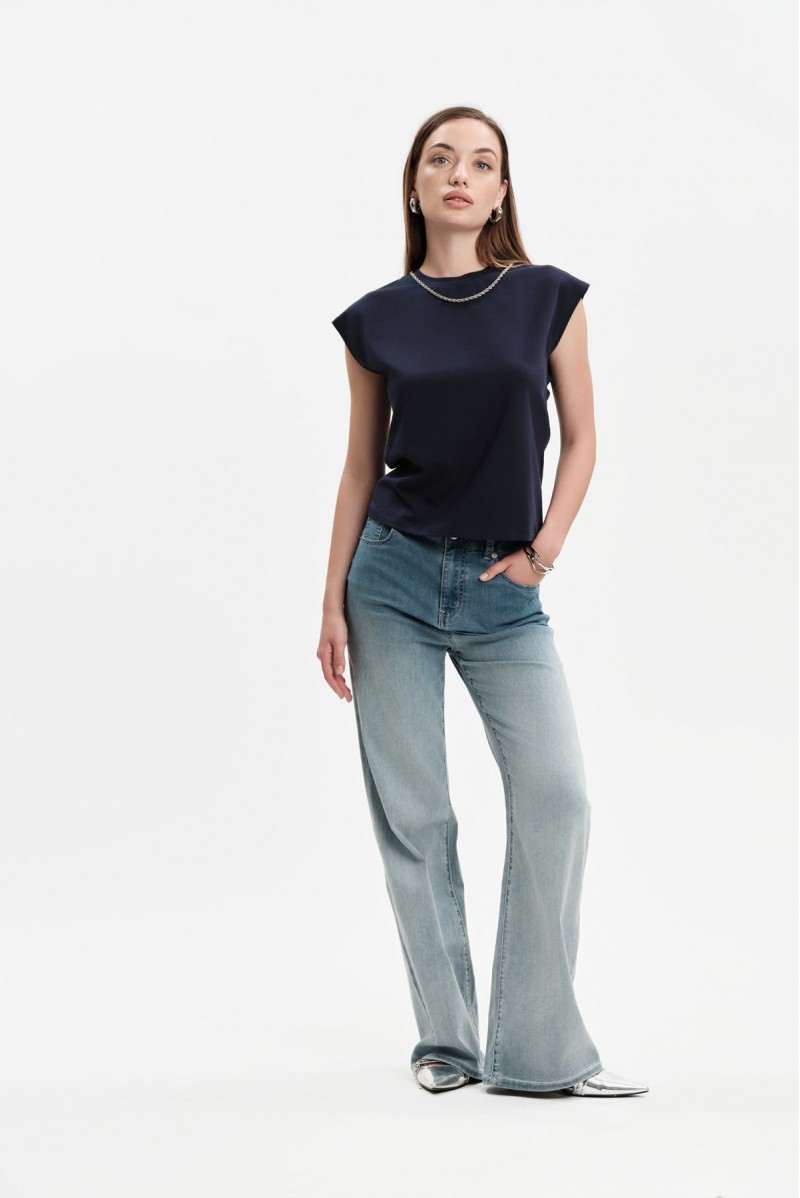 T-SHIRT CON CATENA - WW31153