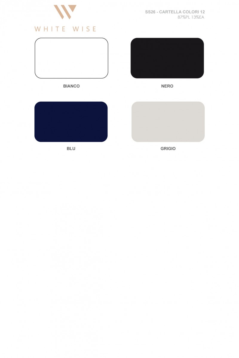 WHITE WISE T-SHIRT IN TESSUTO TECNICO - WW31171 