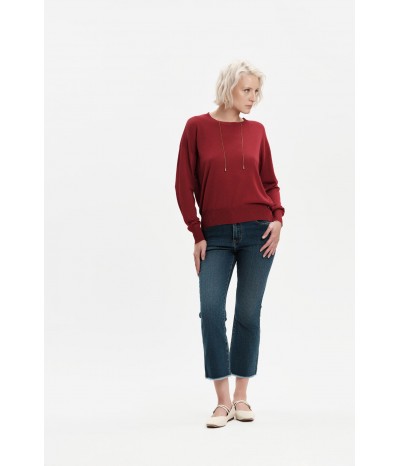 MARZIA - BOOTCUT DENIM CON FRANGE - WW31210