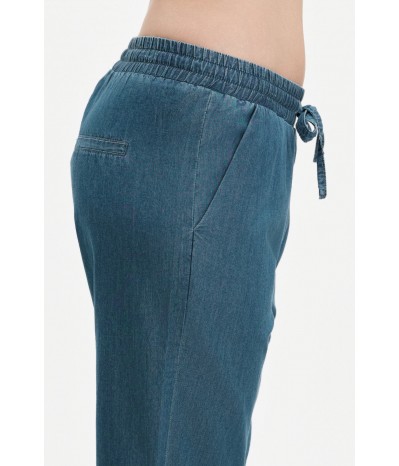 PANTALONI IN CHAMBRAY CON COULISSE - WW31250