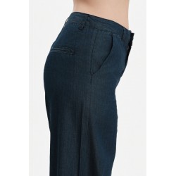 PANTALONI AMPI IN CHAMBRAY - WW31251