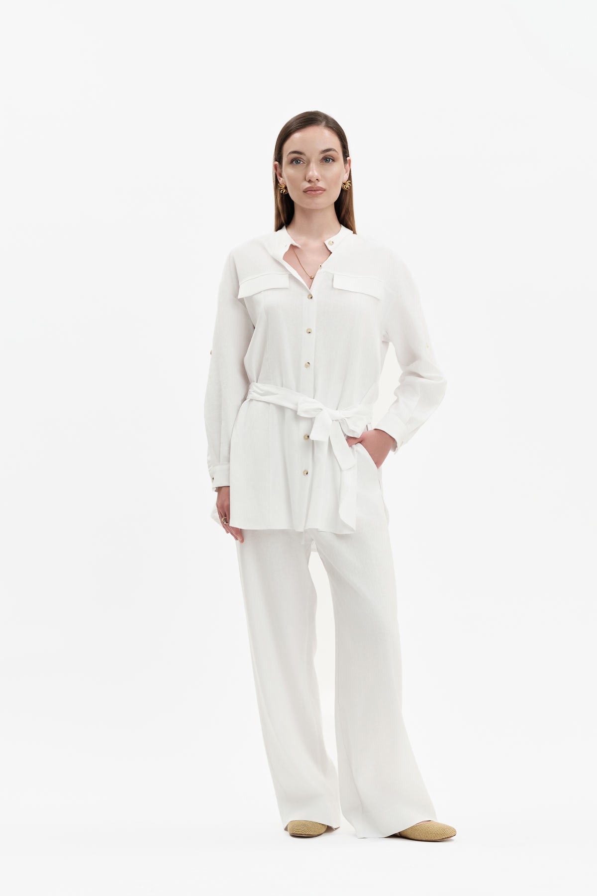 PANTALACCIO IN MISTOLINO - WW31311