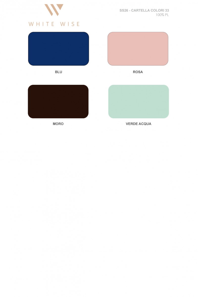 WHITE WISE GIACCA DOPPIOPETTO IN RASO - WW31420 