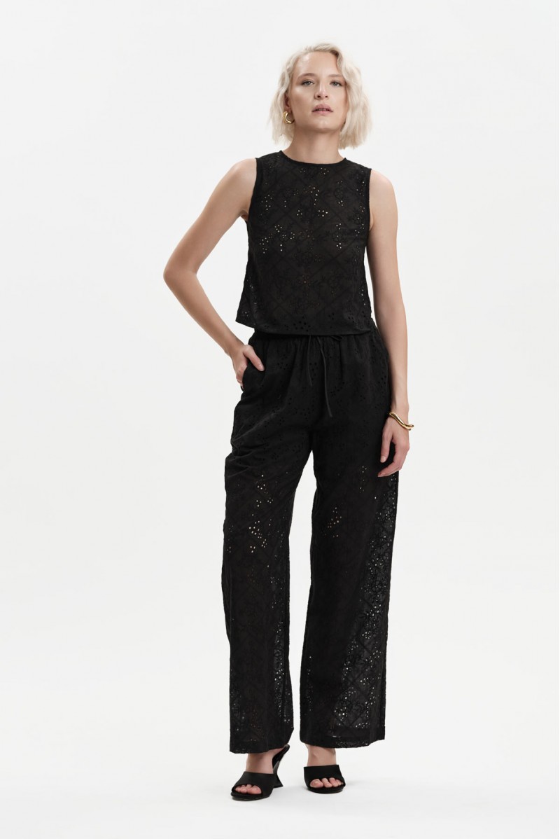 PANTALONI CON COULISSE SANGALLO - WW31504