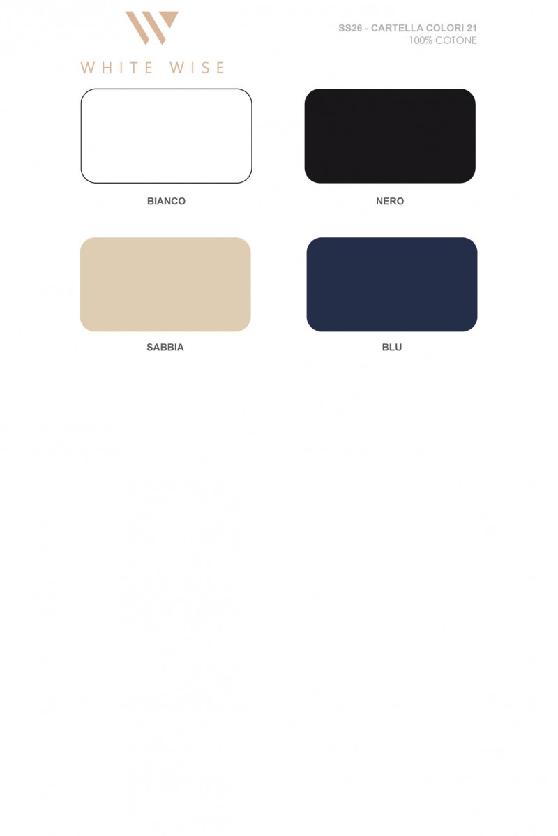 WHITE WISE GIACCA SCOLLO CHANEL IN SANGALLO - WW31505 