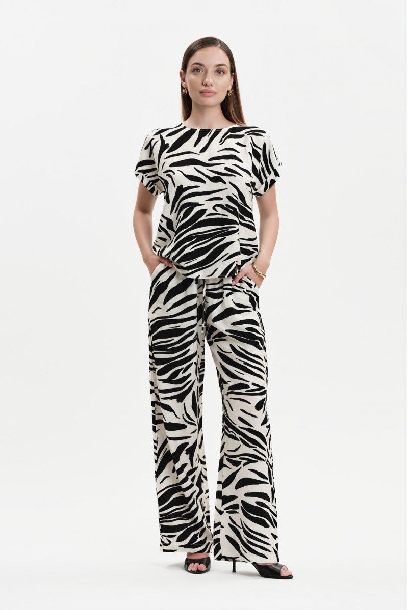 PANTALONI CON COULISSE FANTASIA - WW31521