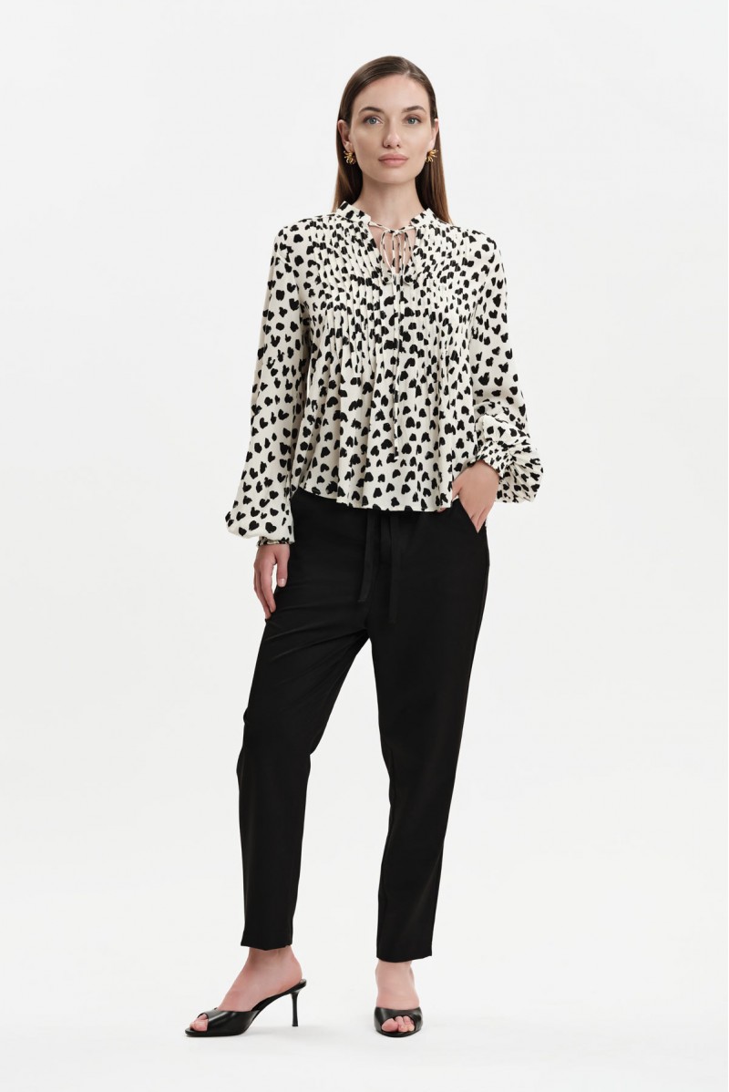 BLUSA FANTASIA MANICHE A PALLONCINO - WW31528