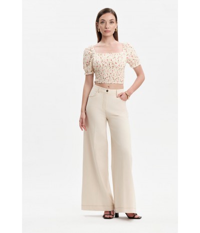 TOP PUNTO SMOCK FANTASIA FLOREALE - WW31538