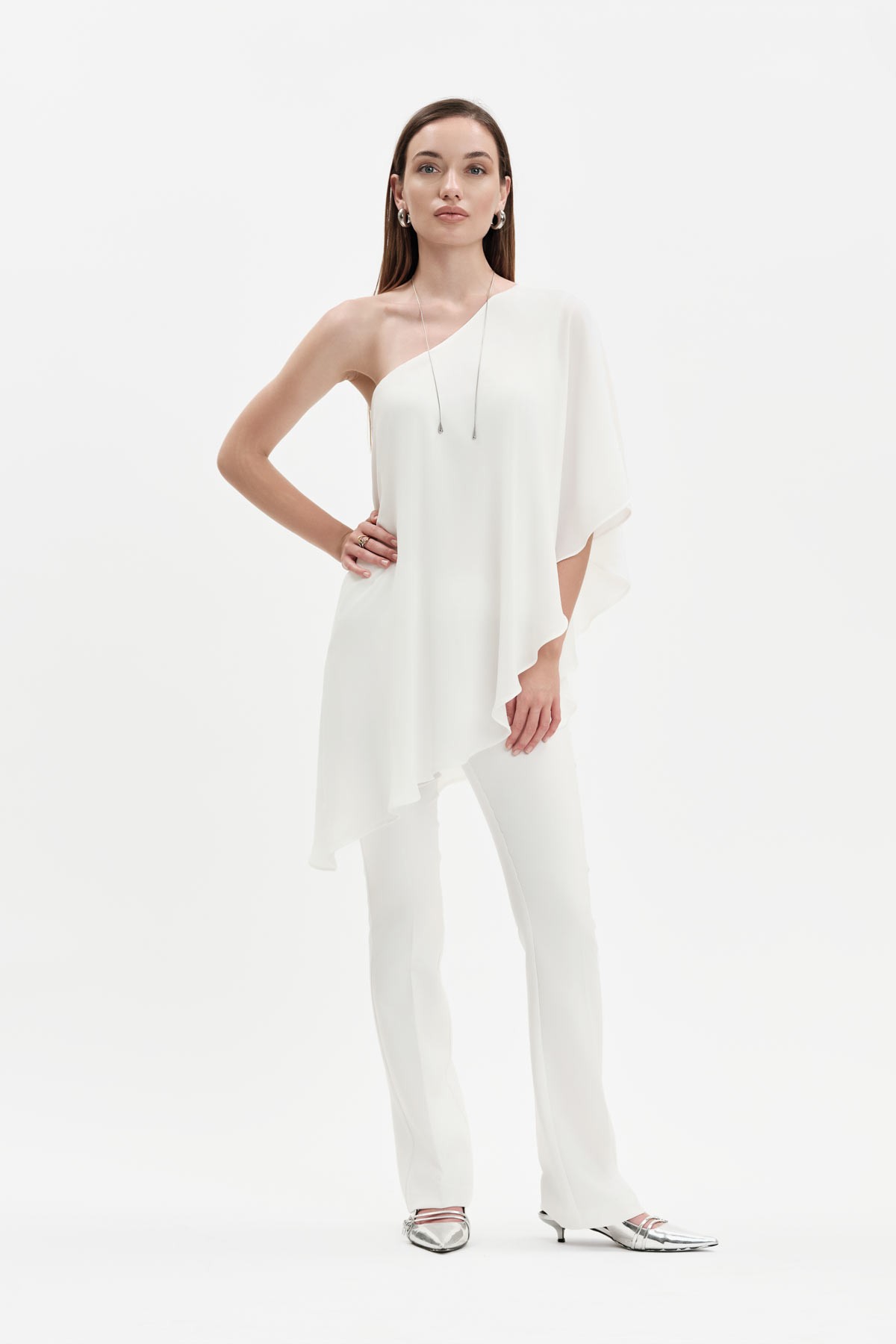 BLUSA AMPIA IN GEORGETTE - WW31612