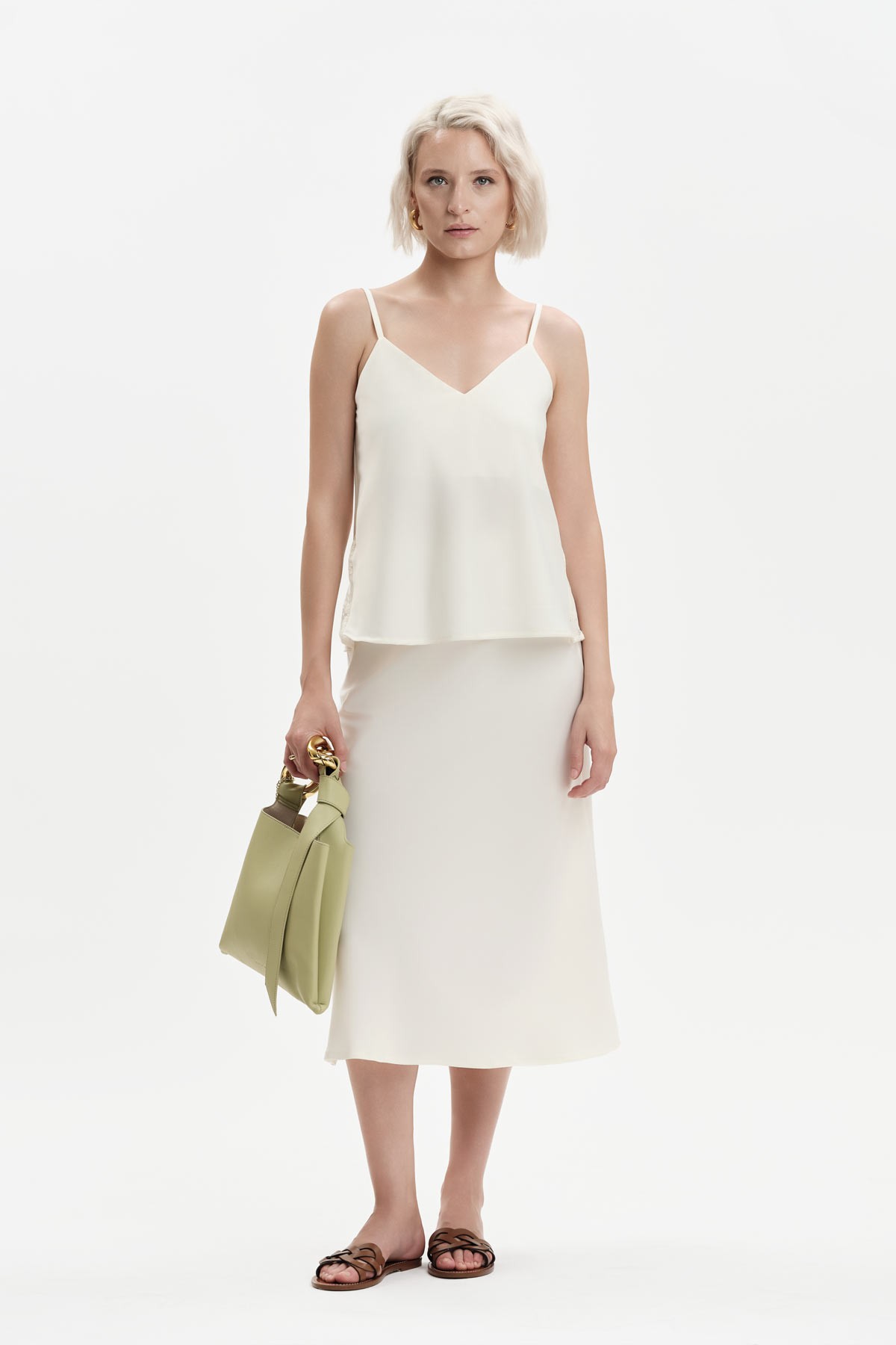 TOP IN RASO CON PIZZO - WW31618