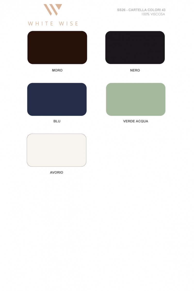 WHITE WISE ABITO LUNGO IN RASO CON CATENA - WW31655 