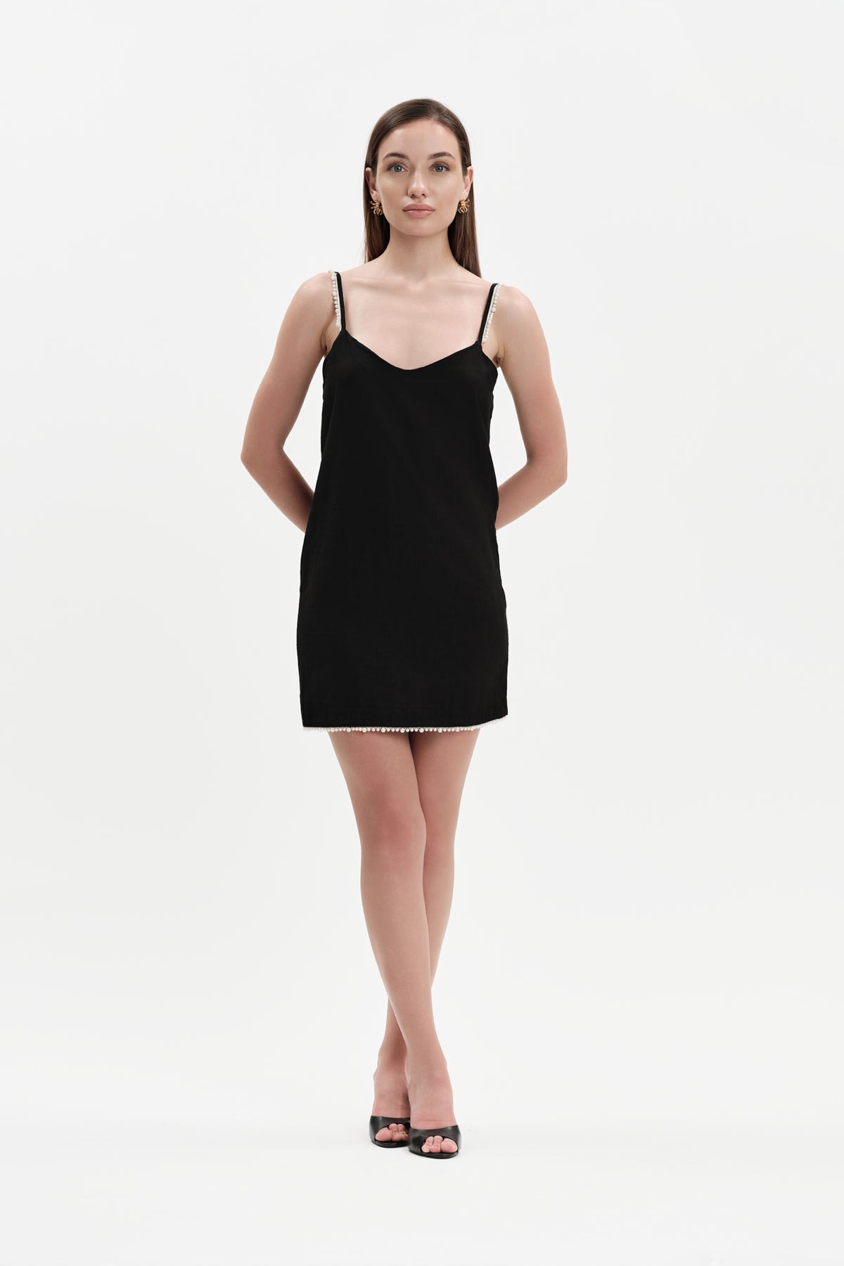 ABITO CON PERLE MISTOLINO - WW31665