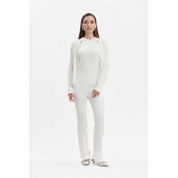 PANTALONI A ZAMPA BI-STRETCH - WW31704