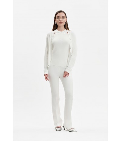 PANTALONI A ZAMPA BI-STRETCH - WW31704