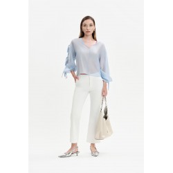 CAMICIA IN MUSSOLA CON FIOCCHETTI - WW31713