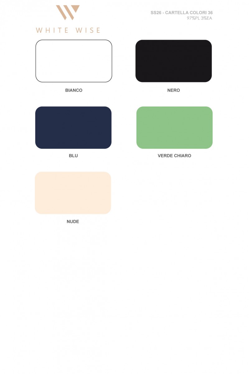 WHITE WISE ABITO APPLICAZIONE STRASS - WW31720 