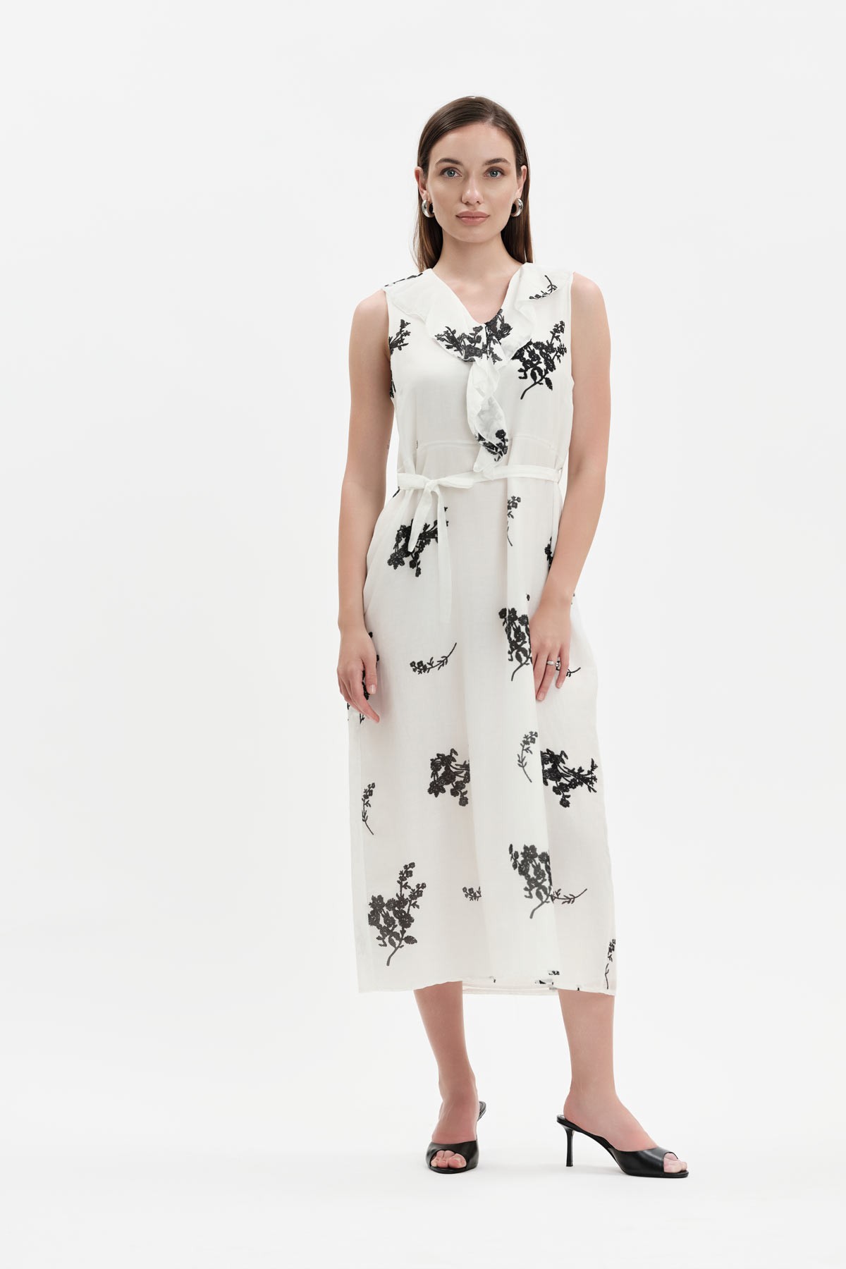 ABITO IN MUSSOLA CON VOLANT FANTASIA - WW31960