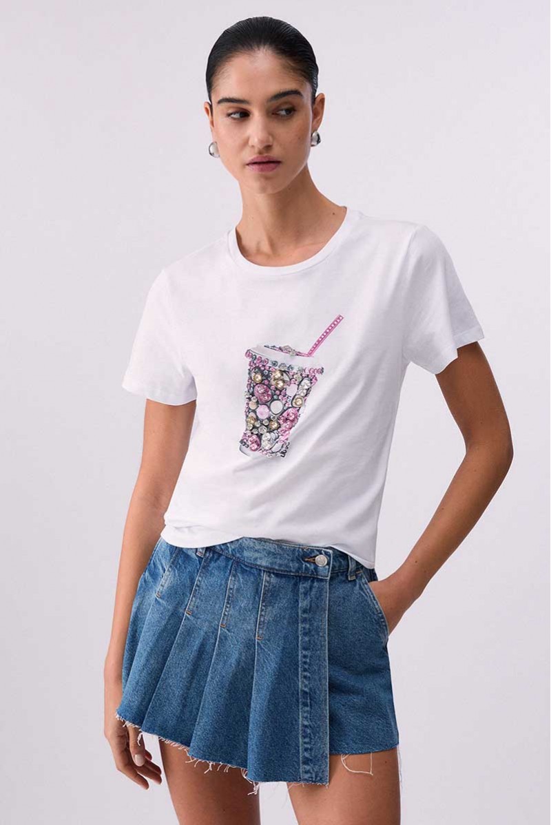 LIU JO T-SHIRT MM JEANSERIA