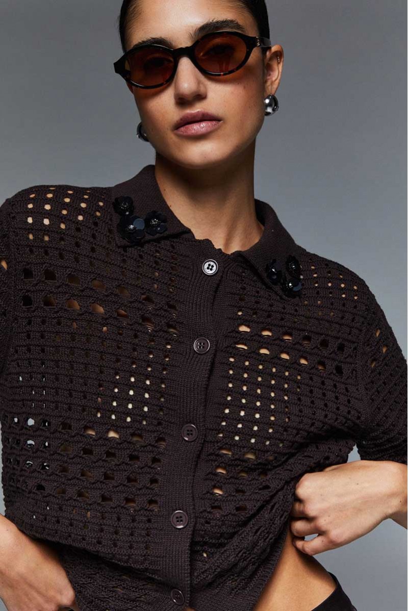 LIU JO CARDIGAN BOTTONI JEANSERIA