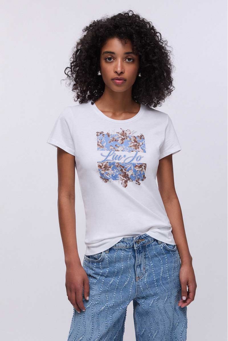 LIU JO T-SHIRT MM JEANSERIA