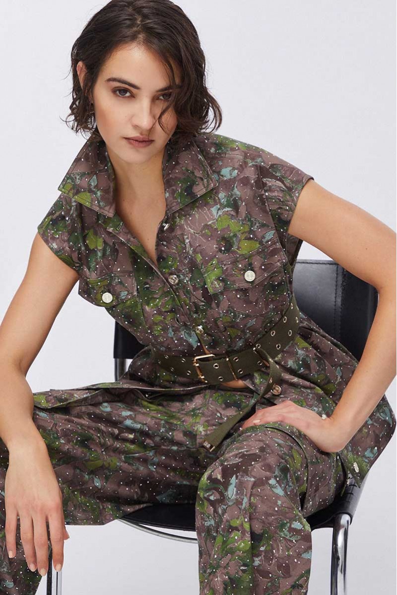 LIU JO GILET BOTTONI JEANSERIA