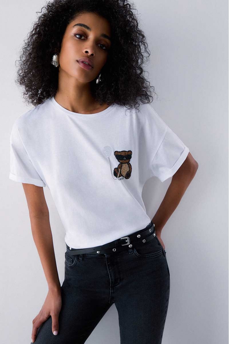LIU JO T-SHIRT MM JEANSERIA