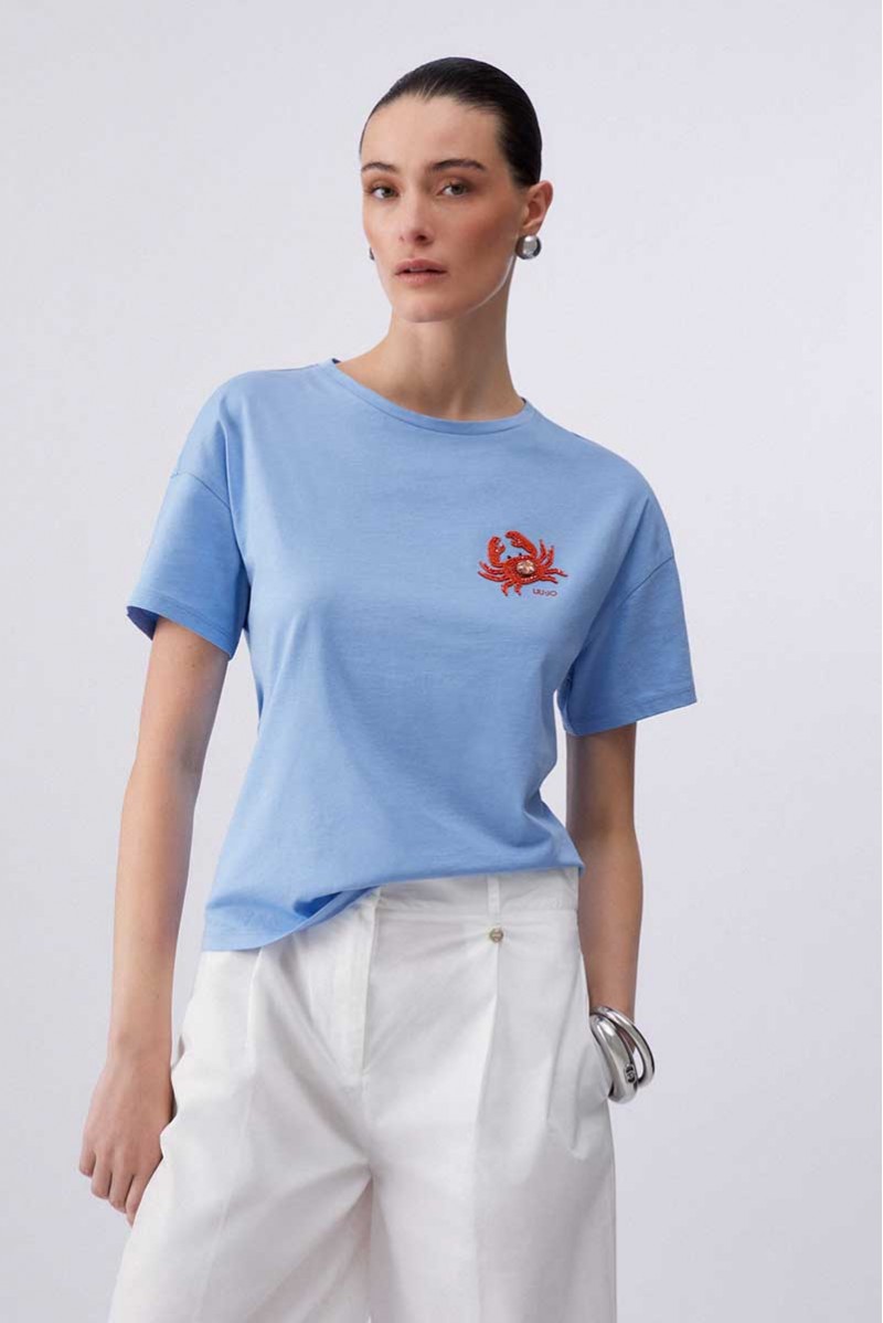 LIU JO T-SHIRT MM JEANSERIA
