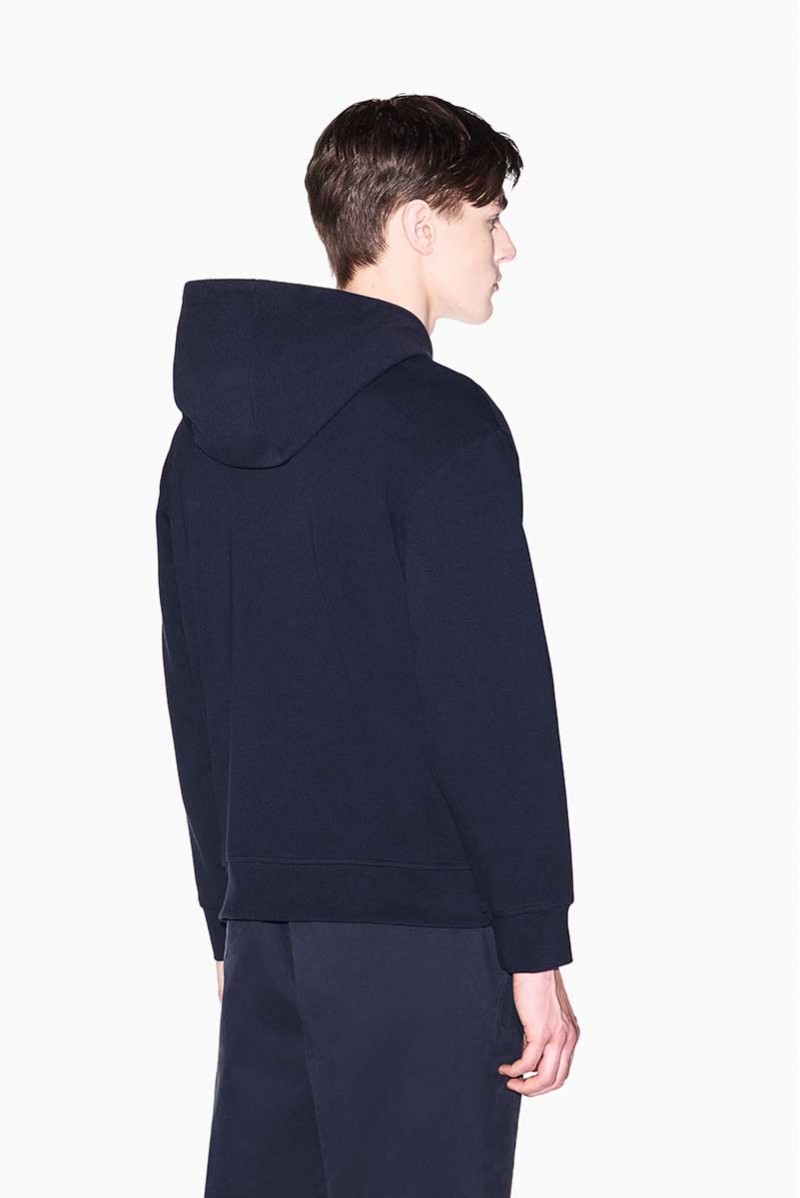 ARMANI EXCHANGE FELPA ZIP CAPPUCCIO CASUAL