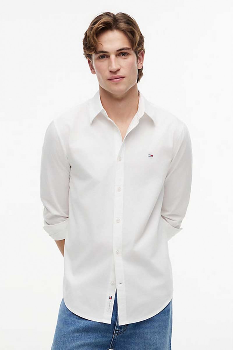 TOMMY HILFIGER CAMICIA ML JEANSERIA