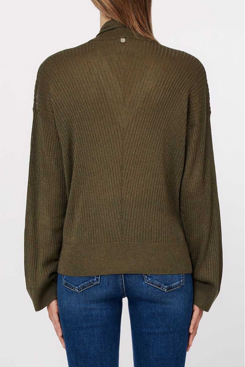 LIU JO MAGLIA SCOLLO V JEANSERIA